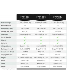 Fuel Pressure Regulator FPR100s AN-6 | RG - Custom Design
