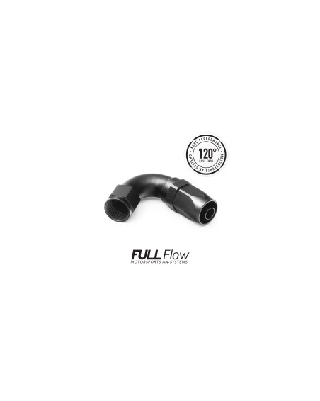 AN Hose End 120 Degree Full Flow | RG - Custom Design