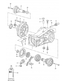 Billet Rear Differential Cover Audi B3/B4/C3/C4 Quattro | RG - Custom Design