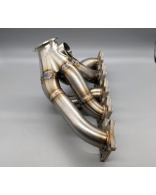Grenrör Audi 5 cyl 20v Billet Kollektor / Laserskuren fläns | RG - Custom Design